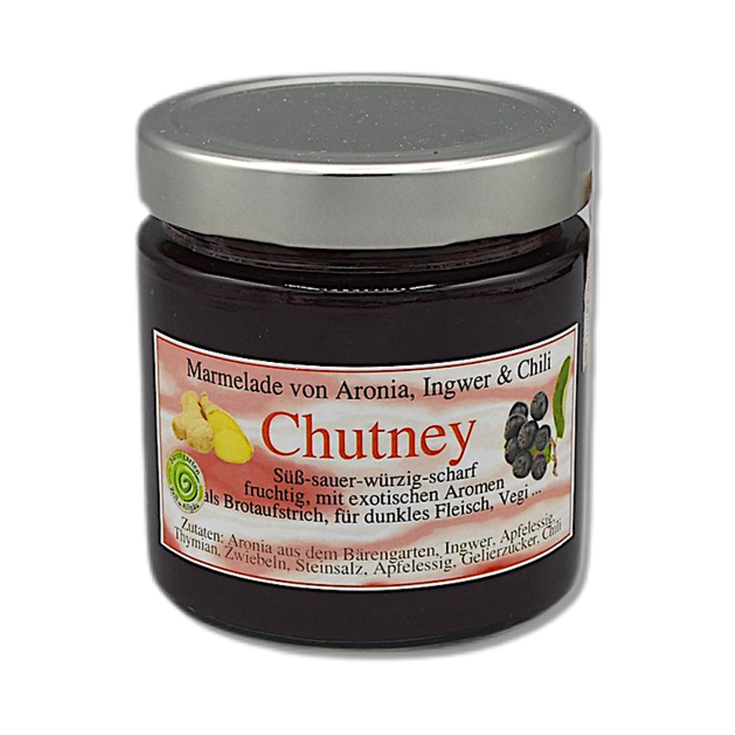 Chutney von Aronia, Ingwer und Chili - 400 ml