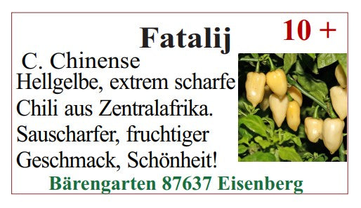 Chilisamen - Fatalij