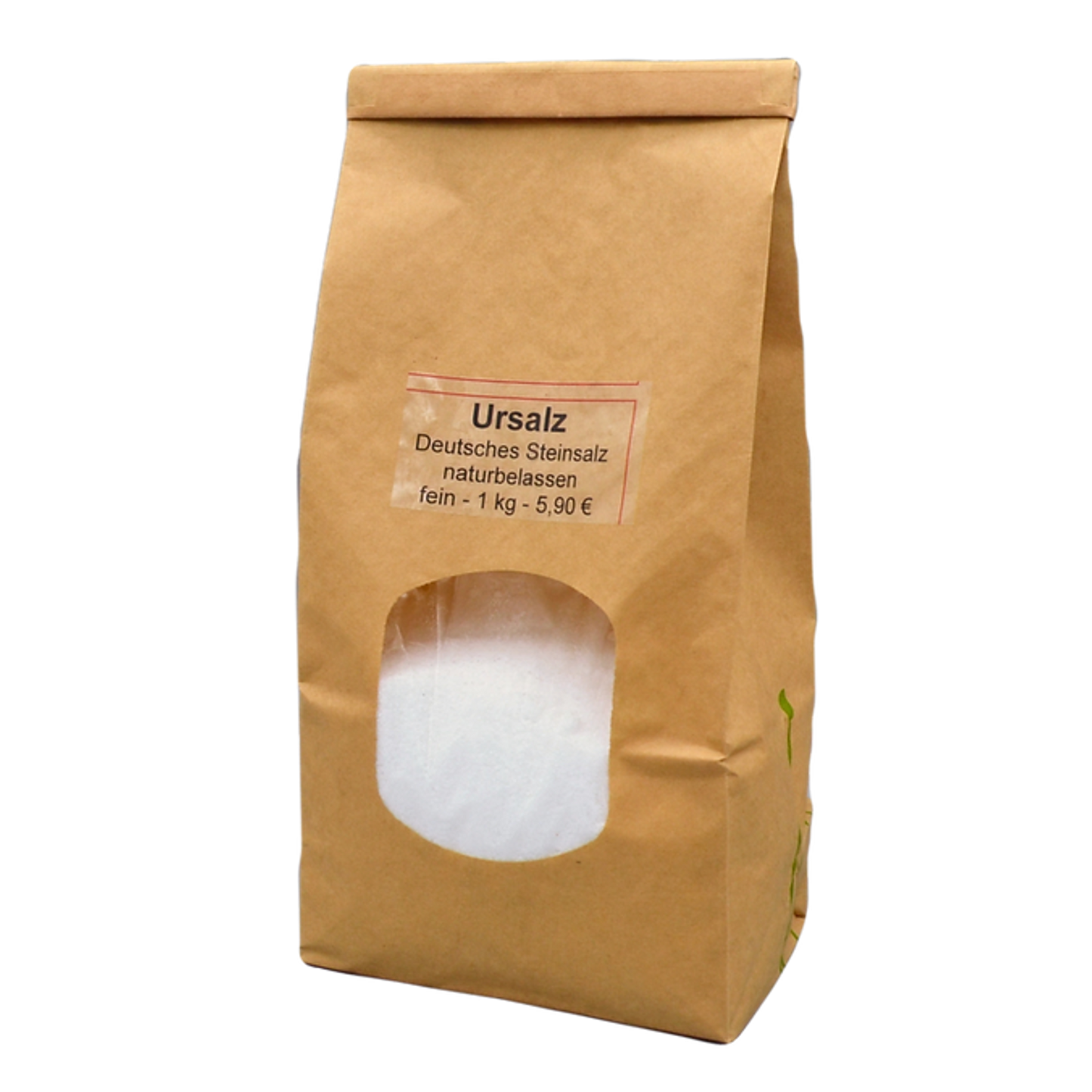 Ursalz – deutsches Steinsalz naturbelassen (fein) - 1kg