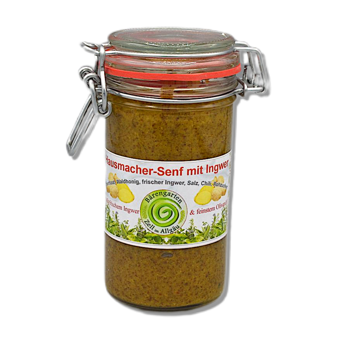 Süßer hausmacher Senf mit Ingwer - 200 g