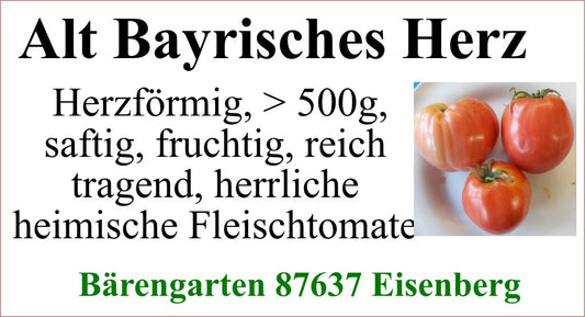 Tomaten groß - Alt-Bayrisches Herz