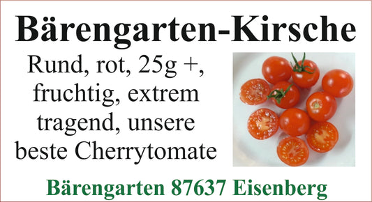 Tomaten klein - Bärengarten-Kirsche