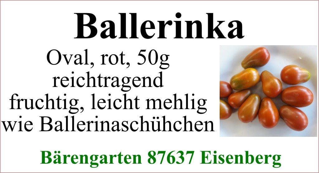 Tomaten klein - Ballerinka