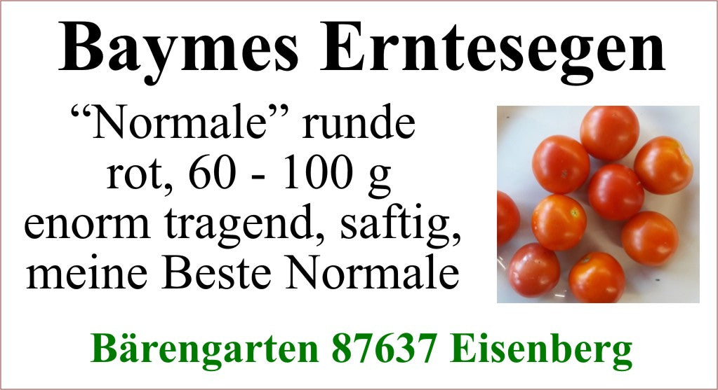 Tomaten mittel - Baymes Erntesegen