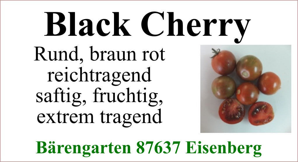 Tomaten klein - Black Cherry