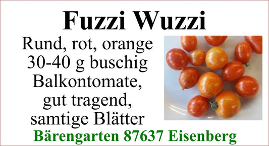 Tomaten klein - Fuzzi Wuzzi