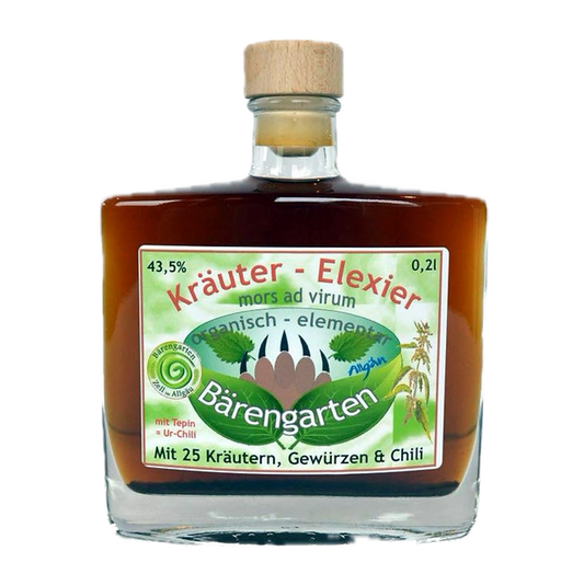 Kräuterschnaps "Kräuter-Elexier mors ad virum" - 0,2 l