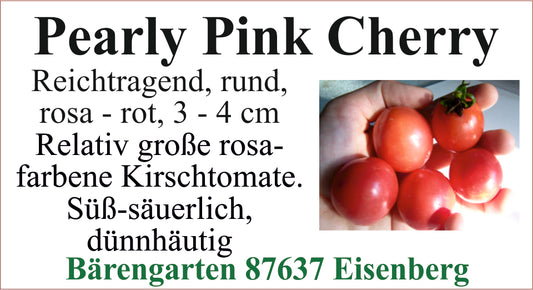 Tomaten klein - Pearly Pink Cherry