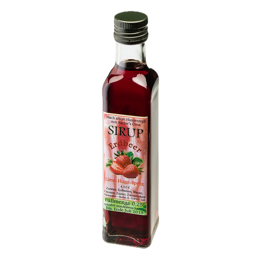 Erdbeer Sirup - 250 ml
