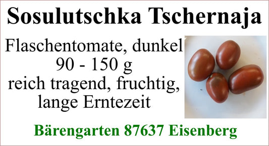 Tomaten mittel - Sosulutschka Tschernaja