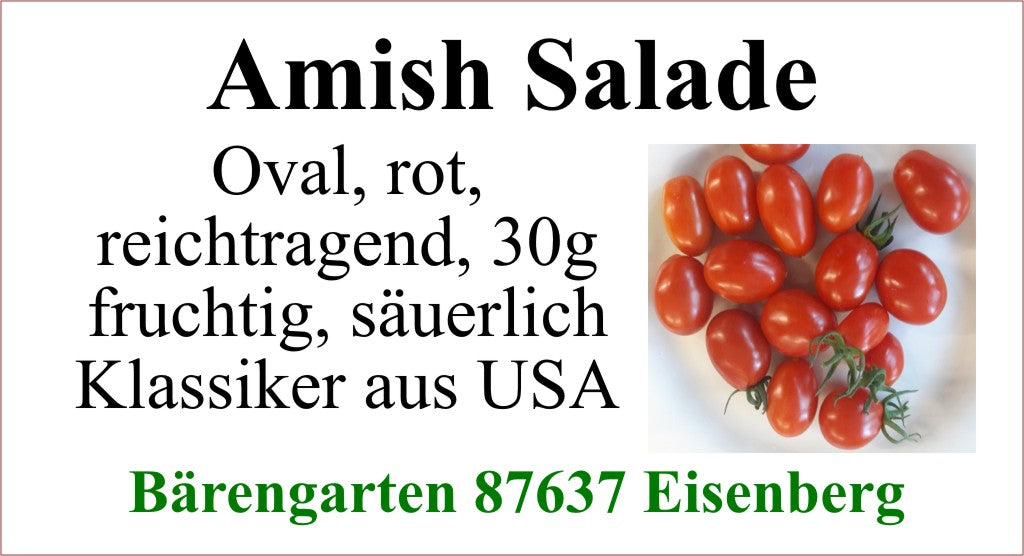 Tomaten klein - Amish Salade